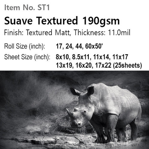 Suave Textured 190gsm