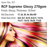 RCP Supreme Glossy 270gsm