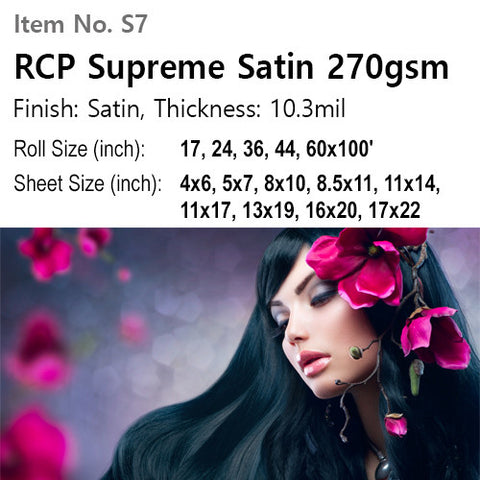 RCP Supreme Satin 270gsm