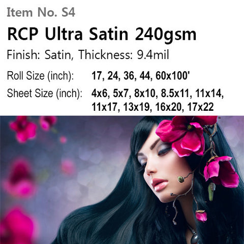 RCP Ultra Satin 240gsm