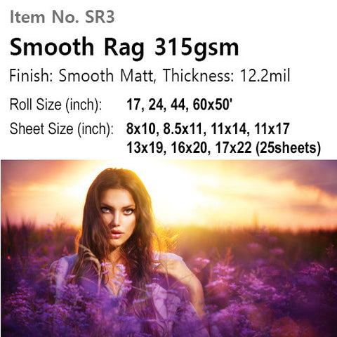 Smooth Rag 315gsm