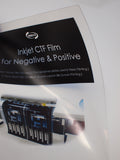 Inkjet translucent PET based film with microporous coating for screen printing
