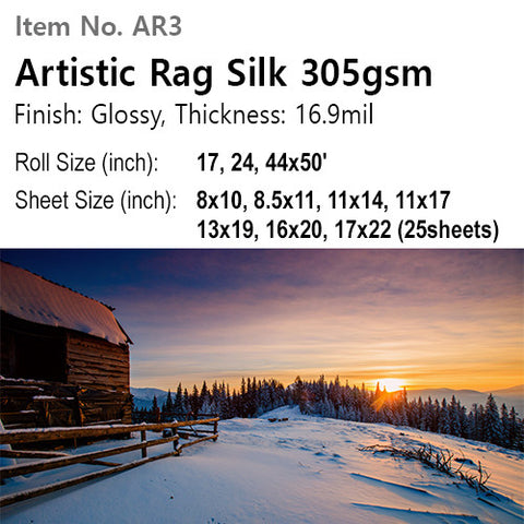 Artistic Rag Silk 305gsm