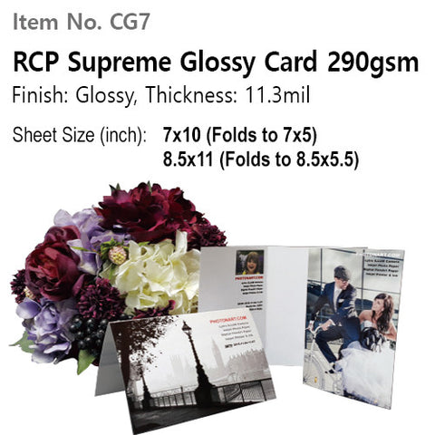 RCP Supreme Glossy Card 290gsm